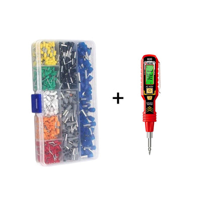 Insulated wire end sleeve