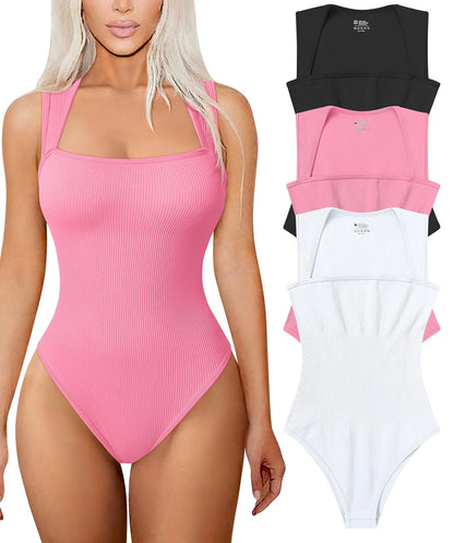 🎁LAST DAY SALE-49% OFF🎁Sleeveless Tummy Control Tank Tops Bodysuits