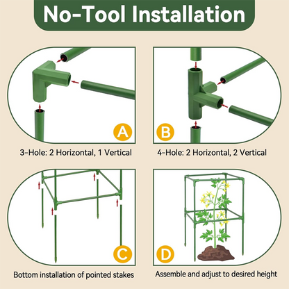 Garden Raised Bed Planter Boxes with Trellis