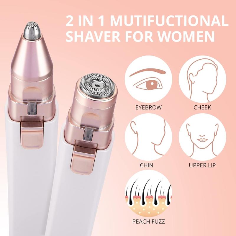 🔥Last day 49% OFF🔥2-in-1 eyebrow and facial hair removal device for women