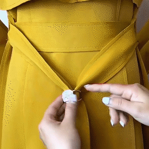 Netherlshop®✨ French Elegant Coat Scarf Buckle (50% discount) – Elegance at your fingertips!