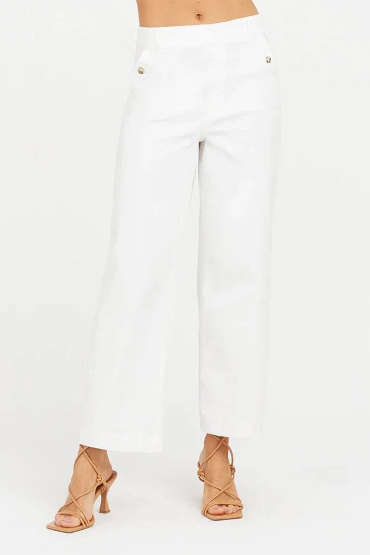 👖2025 HOT SALE 50% OFF💷Stretch Twill Cropped Wide Leg Pants
