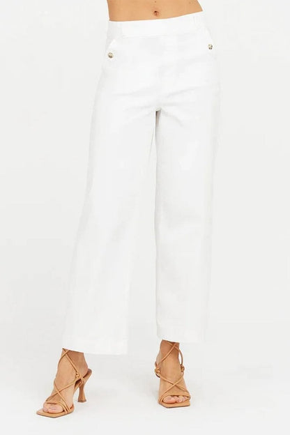 👖2025 HOT SALE 50% OFF💷Stretch Twill Cropped Wide Leg Pants