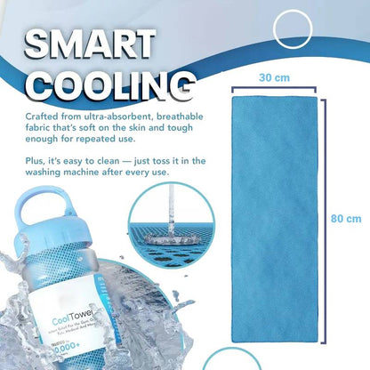 🎁 Buy 1, get 1 free – only 9.99£ each!🔥🔥Absorbent cooling towel, can be used anywhere, anytime!