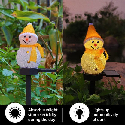 ❄️Early Christmas Sale - Waterproof Solar Snowman Lamp☃️