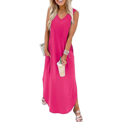 💖LAST DAY SPECIAL PRICE: ￡13.99!!💖Summer  Maxi Vacation Beach Sundresses with Pockets
