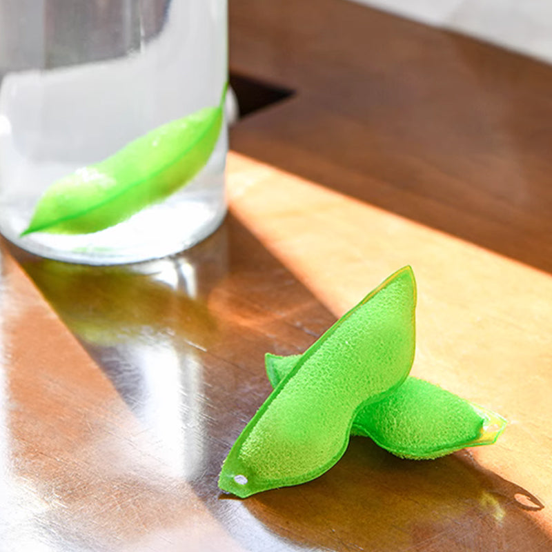 Pea-Shaped Bottle Cleaning Sponge