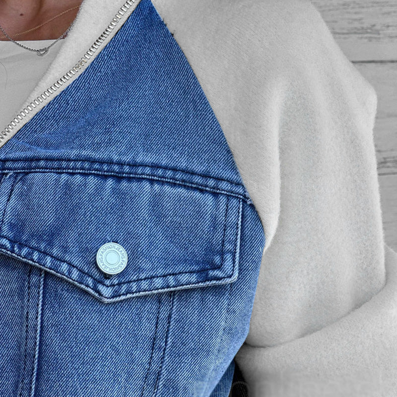 💥32%OFF💥Women's Creative Denim Splicing Jacket