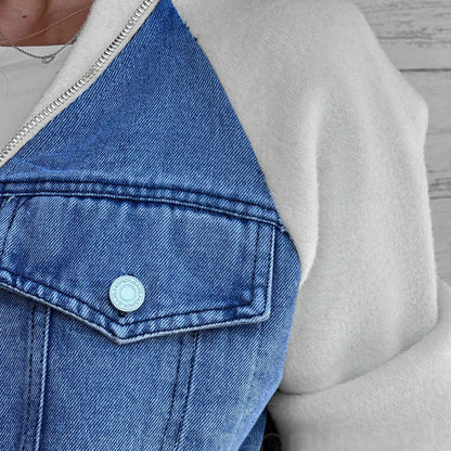 💥32%OFF💥Women's Creative Denim Splicing Jacket