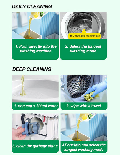 🧼Last Day 50% OFF🌀Anti Bacterial Liquid Washing Machine Cleaner