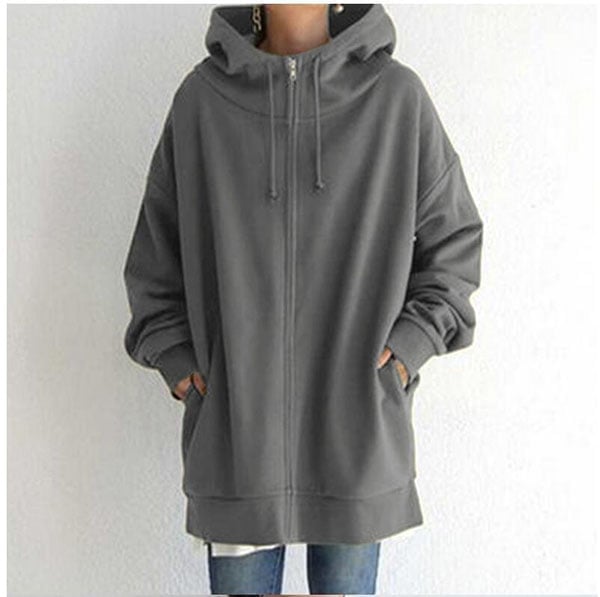 💥Limited Time Special Offer 50% off🔥Women's Autumn/Winter Zipper Hooded Sweater
