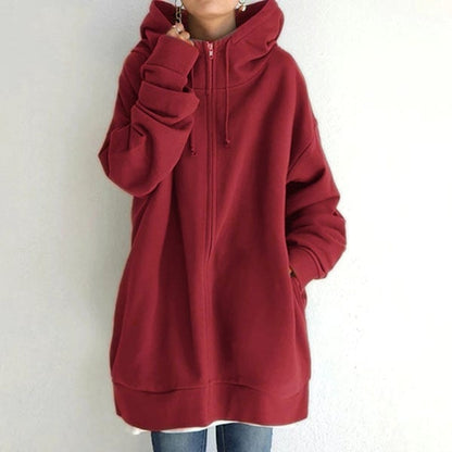 💥Limited Time Special Offer 50% off🔥Women's Autumn/Winter Zipper Hooded Sweater