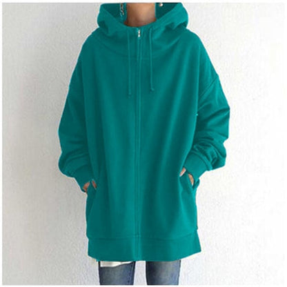 💥Limited Time Special Offer 50% off🔥Women's Autumn/Winter Zipper Hooded Sweater