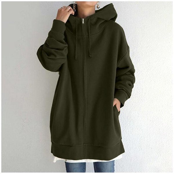 💥Limited Time Special Offer 50% off🔥Women's Autumn/Winter Zipper Hooded Sweater
