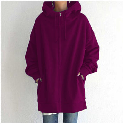 💥Limited Time Special Offer 50% off🔥Women's Autumn/Winter Zipper Hooded Sweater