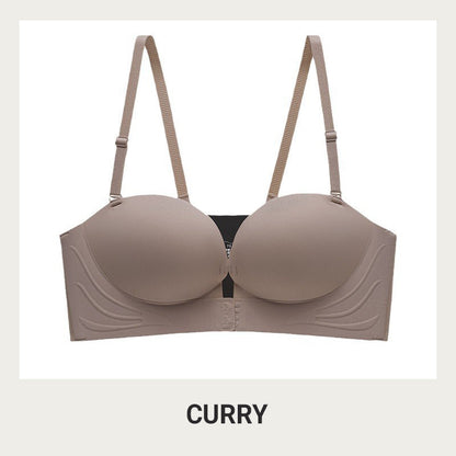 💖2024🔥 Invisible Strap Front Buckle Push Up Bra