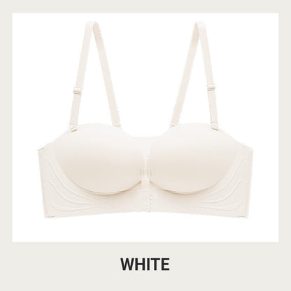 💖2024🔥 Invisible Strap Front Buckle Push Up Bra