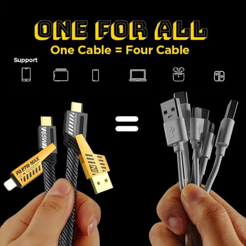 🔥🔥Buy more and save more🎁4-IN-1 Universal Fast Charging Cable