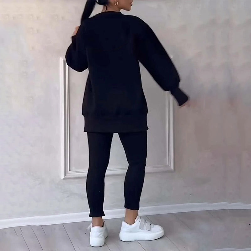 Women's Casual Sweatshirt Pantyhose Set 🔥HOT 50% OFF🔥