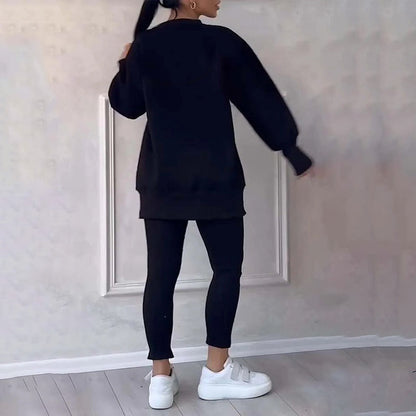 Women's Casual Sweatshirt Pantyhose Set 🔥HOT 50% OFF🔥