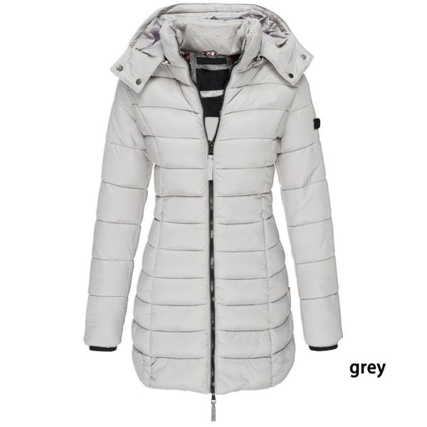 🔥Winter women's mid-length padded jacket warm hooded jacket