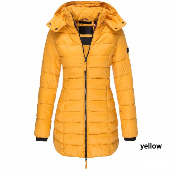 🔥Winter women's mid-length padded jacket warm hooded jacket