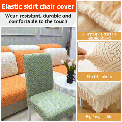 💥Christmas Sale 50% OFF🪑Dining Chair Slipcover Set of 2 ✨Instant holiday upgrade! Refresh your dining space🎄