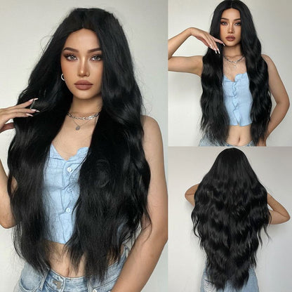 💘Valentine's Special: 50% Off!💇Gorgeous Fluffy Long Curly Wig – Natural, Comfortable & Adjustable!