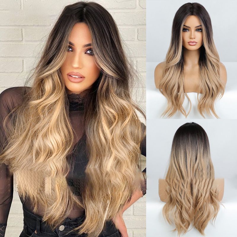 💘Valentine's Special: 50% Off!💇Gorgeous Fluffy Long Curly Wig – Natural, Comfortable & Adjustable!