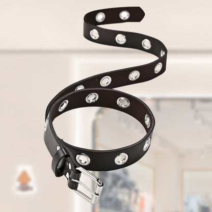 Women's Punk-style Pin-buckle Leather Belt