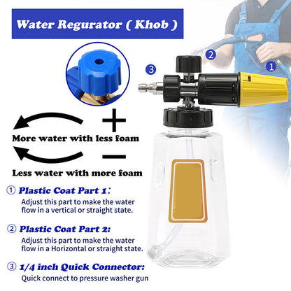 🔥New Arrival  34% OFF🔥Dual-Head Foam Sprayer for Car Washing