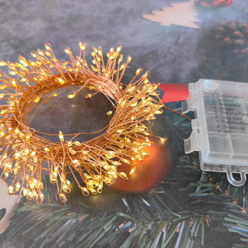 🎅 Saint's Day Exclusive Offer! 50% Off ✨ Click and ApplyCopper Wire Firecracker Light String