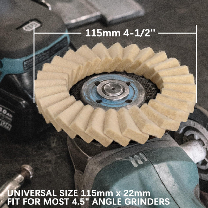 🔥Buy 1 Get 1 Free🔥Wool felt flap disc polishing disc