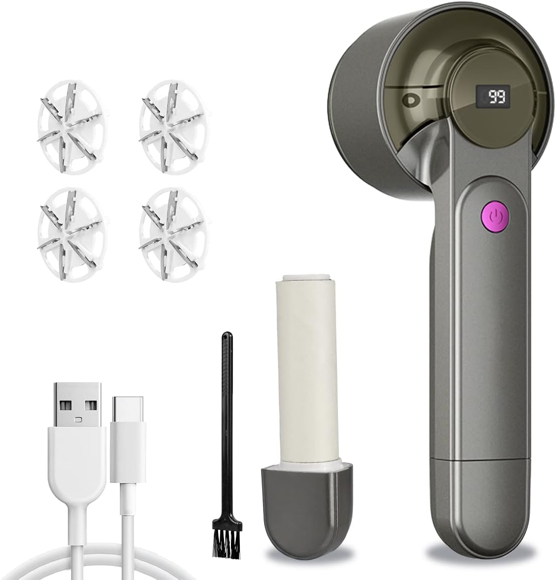 🔥Last Day Sale - 49% OFF🎁 2 in 1 Electric Lint Remover