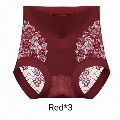 🔥2025 Hot Sale🔥Seamless High Waist Lace Panties for Women