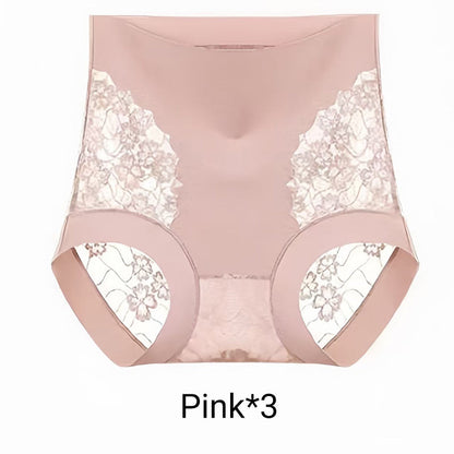 🔥2025 Hot Sale🔥Seamless High Waist Lace Panties for Women