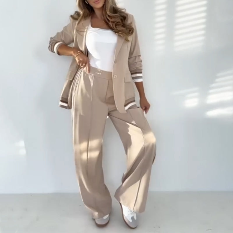💖Limited Sale 50% OFF💖 Women's Casual Beige 2-Piece Set