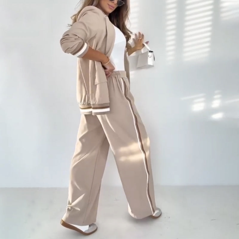 💖Limited Sale 50% OFF💖 Women's Casual Beige 2-Piece Set