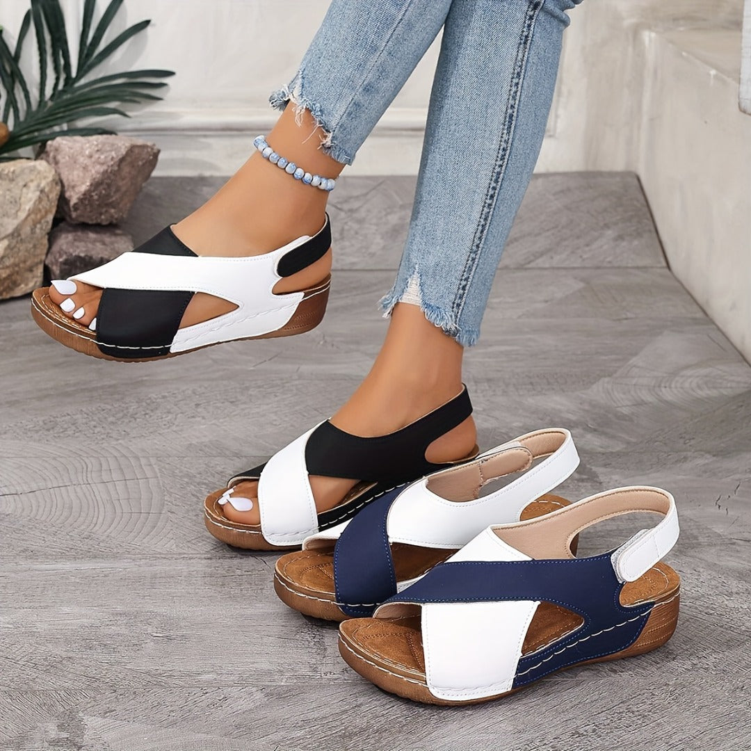 🔥Last Day Promotion 44% OFF 🏖️- Women's Ultra Comfortable Slope Heel Sandals