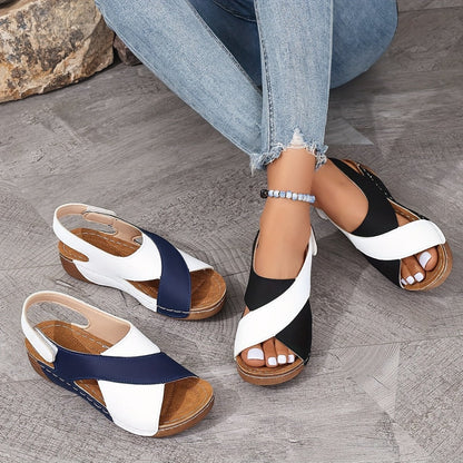 🔥Last Day Promotion 44% OFF 🏖️- Women's Ultra Comfortable Slope Heel Sandals