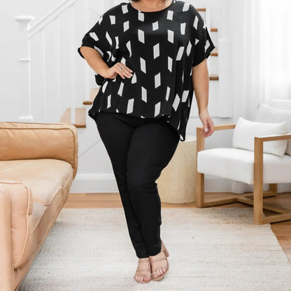 Women’s Scoop Neck Oversized Top