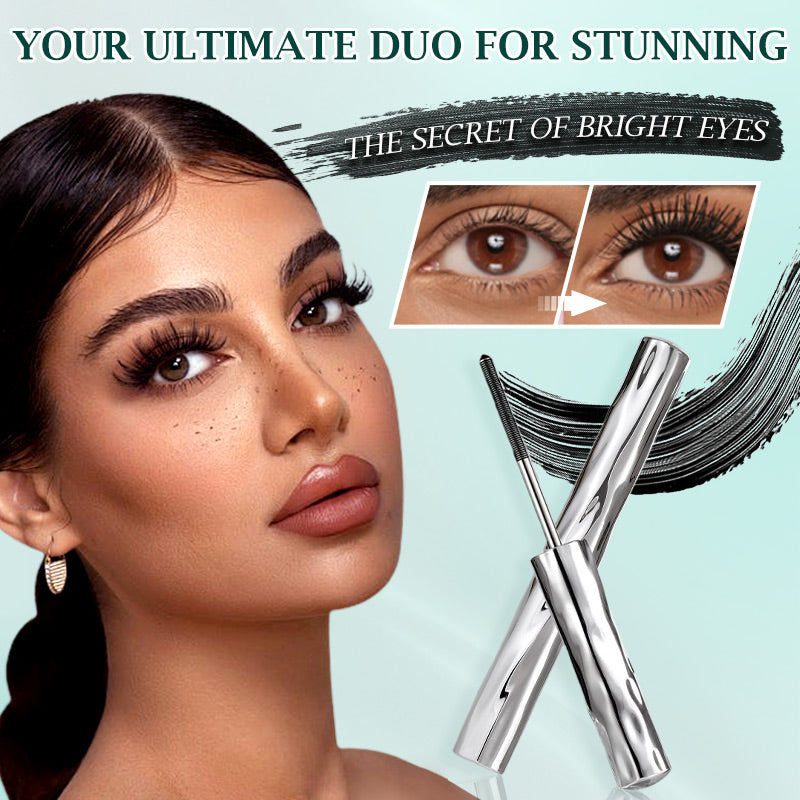 ✨LAST DAY BUY 1 GET 1 FREE!!✨Ultimate Waterproof & Sweatproof Lengthening & Curling Mascara👁️8