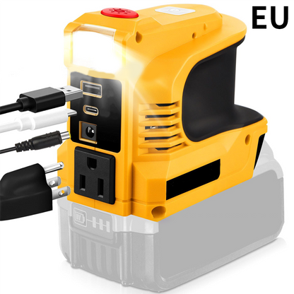🔥Compact DC to AC Inverter - Suitable for cars, motorhomes, outdoor use, and summer houses