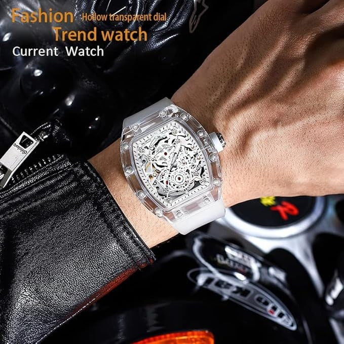 🎁Fashion Hollowed Men Watches-Limited 45%off