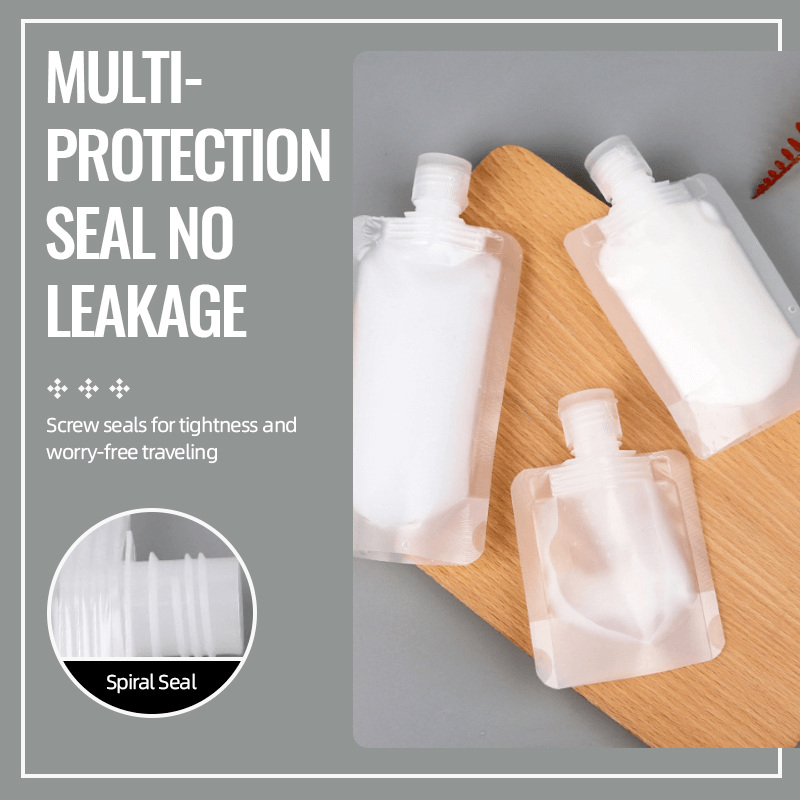 (🎁Get a £3 discount on your first purchase ) Portable Travel Fluid Makeup Packing Bag(10 Pcs）