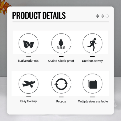 (🎁Get a £3 discount on your first purchase ) Portable Travel Fluid Makeup Packing Bag(10 Pcs）