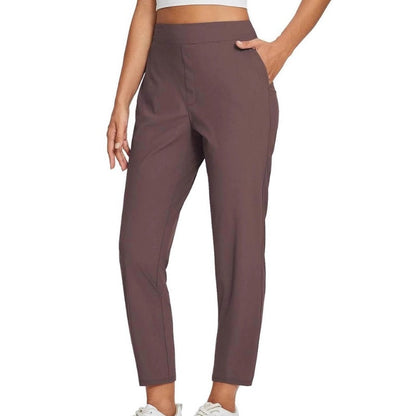 🔥2025 Summer Hot Sale 49% OFF🔥Women's High-Waisted Elastic Pants with Zipper Pockets