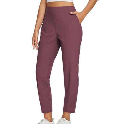 🔥2025 Summer Hot Sale 49% OFF🔥Women's High-Waisted Elastic Pants with Zipper Pockets