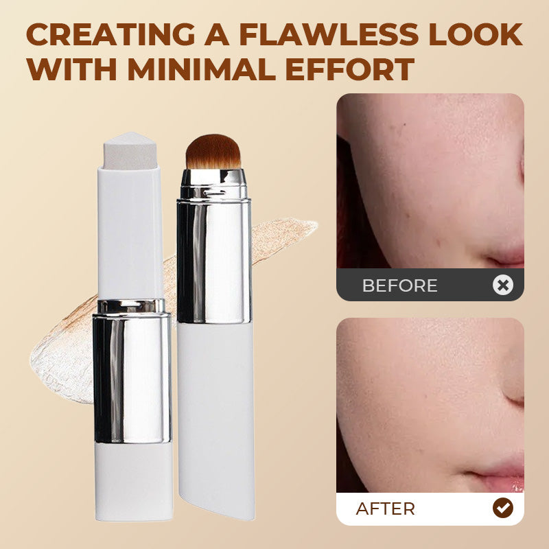 🌟Cream Stick V White Korean Color-Changing Foundation Stick with Volufiline