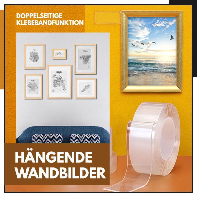 ✨Extra Large Double Sided Tape , Clear & Tough Nano Tape, Multipurpose Mounting Tape